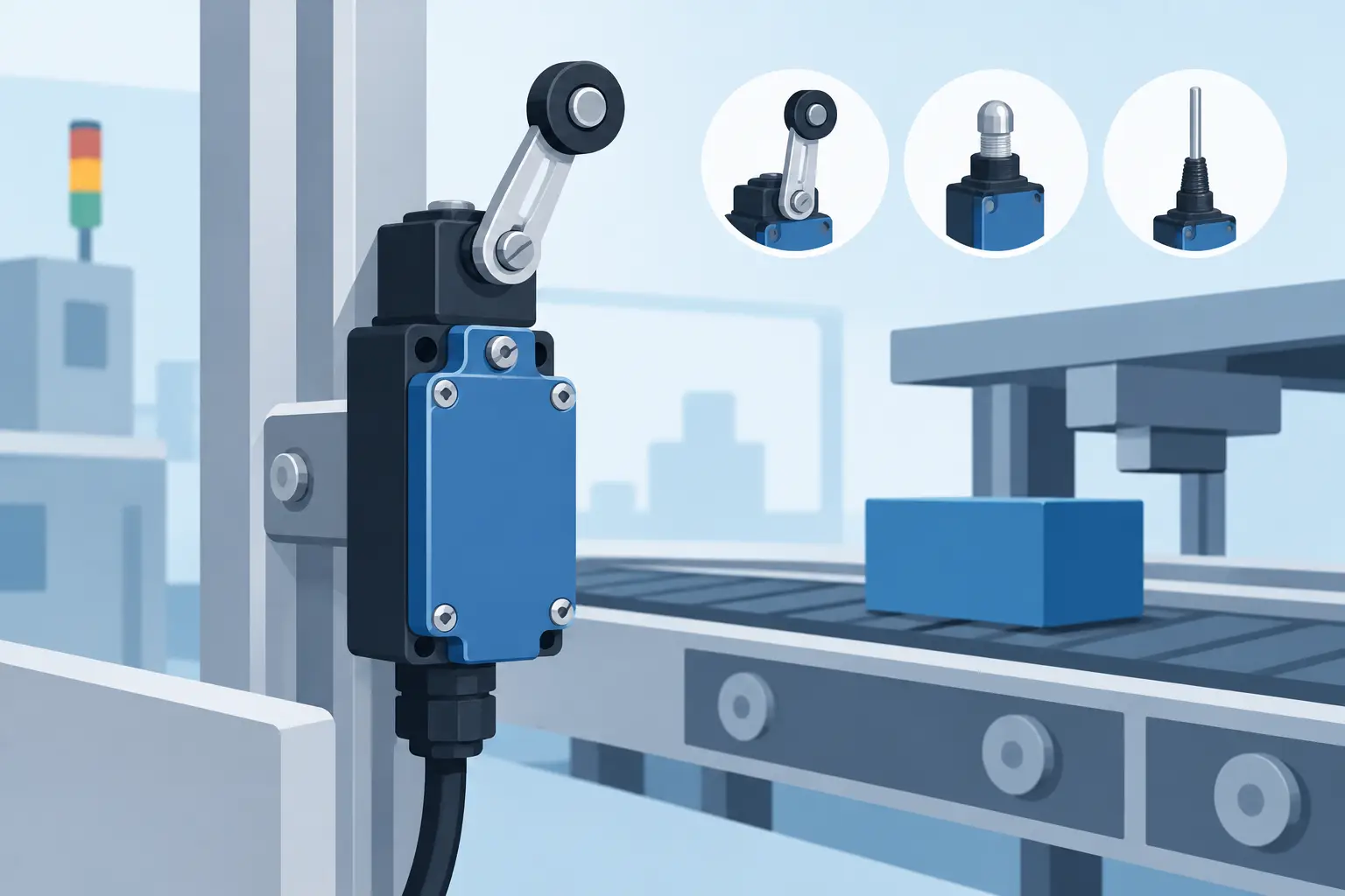 Limit Switch Guide for Industrial Machine Control